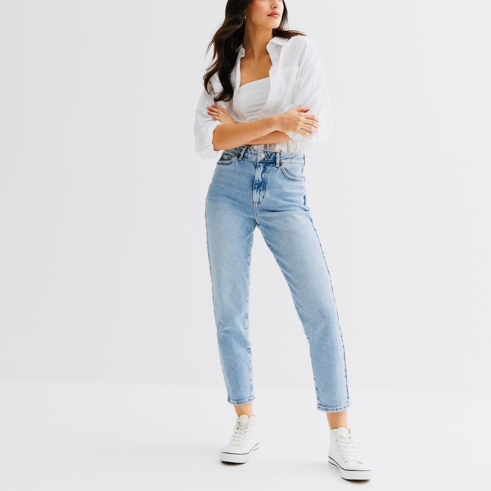 New Look | Kind 915 TORI Pale Blue High Waist Vintage Style Oversized Mom Jeans